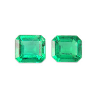 0.37&nbsp;Ct.Tw.Total Carat Weight Emerald Pair from Afghanistan Video