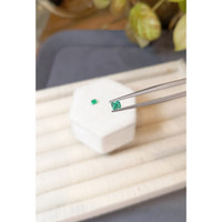 0.40&nbsp;Ct.Tw.Total Carat Weight Emerald Pair from Afghanistan Life Style