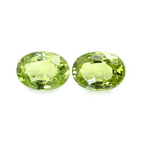 1.74&nbsp;Ct.Tw.Total Carat Weight Green (Lime Green) Peridot Pair from Pakistan Video