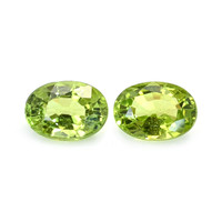 1.86&nbsp;Ct.Tw.Total Carat Weight Green (Lime Green) Peridot Pair from Pakistan Video