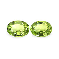 1.83&nbsp;Ct.Tw.Total Carat Weight Green (Lime Green) Peridot Pair from Pakistan Video