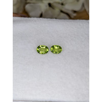 1.83&nbsp;Ct.Tw.Total Carat Weight Green (Lime Green) Peridot Pair from Pakistan Life Style