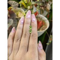 1.68&nbsp;Ct.Tw.Total Carat Weight Green (Lime Green) Peridot Pair from Ceylon (Sri Lanka) Life Style