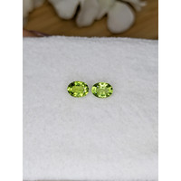 1.68&nbsp;Ct.Tw.Total Carat Weight Green (Lime Green) Peridot Pair from Ceylon (Sri Lanka) Life Style