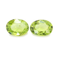 1.55 Ct.Tw. Oval Peridot Pair