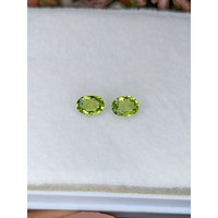 1.55&nbsp;Ct.Tw.Total Carat Weight Green (Lime Green) Peridot Pair from Pakistan Life Style