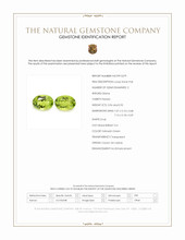 1.91&nbsp;Ct.Tw.Total Carat Weight Yellowish Green Peridot Pair from Ceylon (Sri Lanka) Scan Report