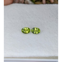1.91&nbsp;Ct.Tw.Total Carat Weight Yellowish Green Peridot Pair from Ceylon (Sri Lanka) Life Style