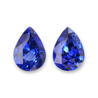 3.24&nbsp;Ct.Tw.Total Carat Weight Blue Sapphire Pair from Ceylon (Sri Lanka) Video