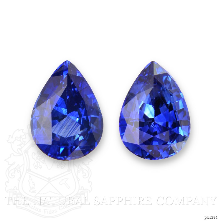 3.24 Ct.Tw. Blue Sapphire Pair from Ceylon (Sri Lanka)