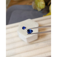 3.24&nbsp;Ct.Tw.Total Carat Weight Blue Sapphire Pair from Ceylon (Sri Lanka) Life Style