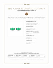 3.57&nbsp;Ct.Tw.Total Carat Weight Emerald Pair from Zambia Scan Report