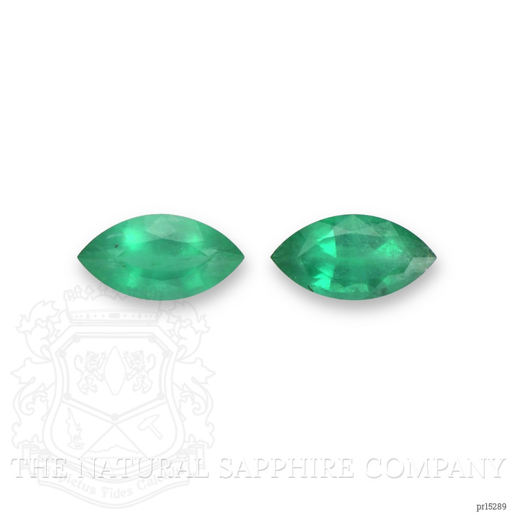 3.57 Ct.Tw. Emerald Pair from Zambia