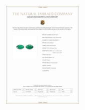 4.09&nbsp;Ct.Tw.Total Carat Weight Emerald Pair from Zambia Scan Report