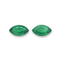 7.22 Ct.Tw.Total Carat Weight Emerald Pair from Zambia Video