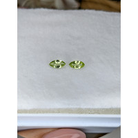 0.73&nbsp;Ct.Tw.Total Carat Weight Yellowish Green Peridot Pair from Brazil Life Style