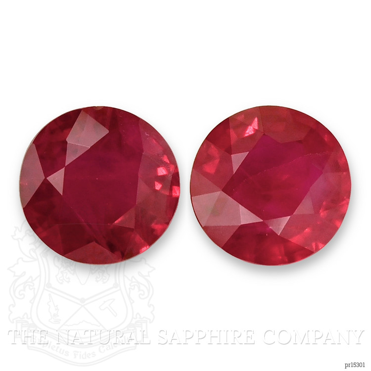 2.41 Ct.Tw. Ruby Pair from Mozambique