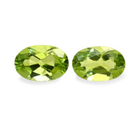 0.95 Ct.Tw.Total Carat Weight Yellowish Green Peridot Pair from Brazil Image