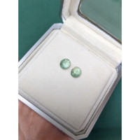 3.34 Ct.Tw.Total Carat Weight Cabochon Alexandrite Pair from Russia Life Style
