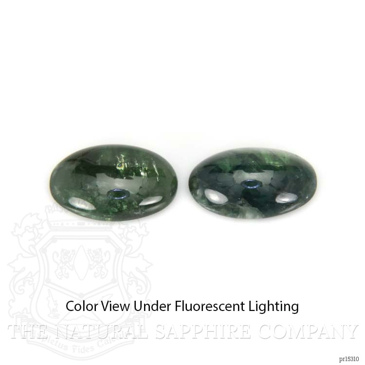 4.75 Ct.Tw. Cabochon Alexandrite Pair from Russia