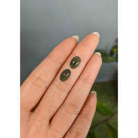 4.75 Ct.Tw.Total Carat Weight Cabochon Alexandrite Pair from Russia Life Style