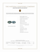 1.68&nbsp;Ct.Tw.Total Carat Weight Cabochon Alexandrite Pair from Russia Scan Report