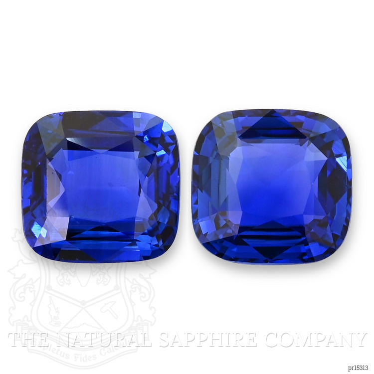 12.03 Ct.Tw. Blue Sapphire Pair from Ceylon (Sri Lanka)