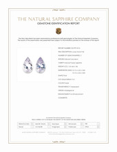 3.51&nbsp;Ct.Tw.Total Carat Weight Purple Sapphire Pair from Madagascar Scan Report