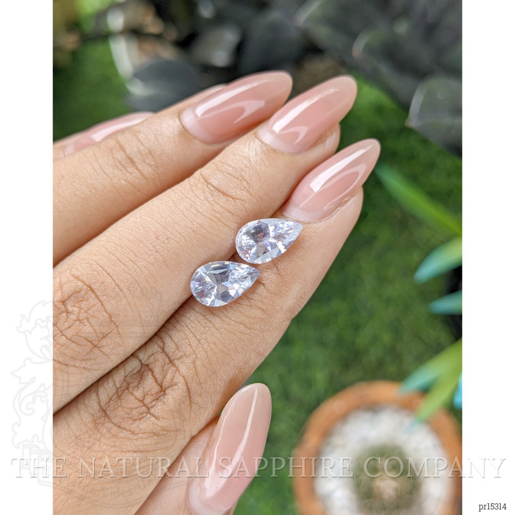 3.51 Ct.Tw. Purple Sapphire Pair from Madagascar