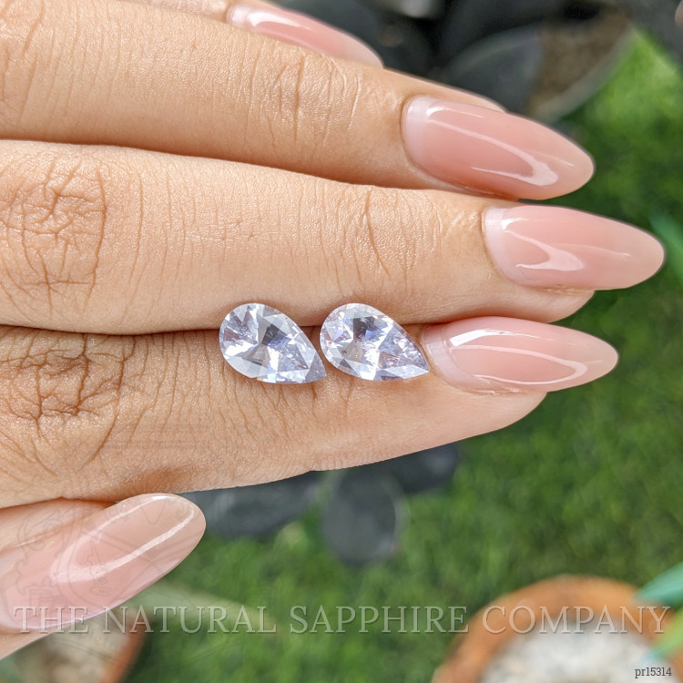 3.51 Ct.Tw. Purple Sapphire Pair from Madagascar