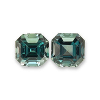 2.15&nbsp;Ct.Tw.Total Carat Weight Bluish Green Sapphire Pair from Kenya Video