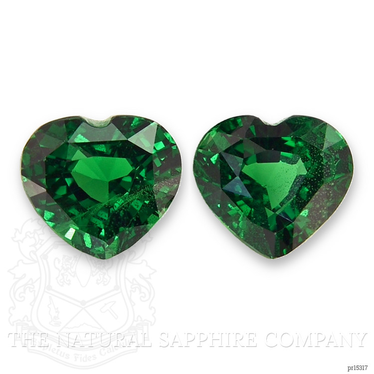 3.75 Ct.Tw. Tsavorite Garnet Pair from Tanzania