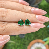 3.75&nbsp;Ct.Tw.Total Carat Weight Tsavorite Garnet Pair from Tanzania Life Style