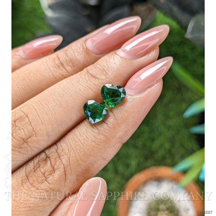 3.75 Ct.Tw. Tsavorite Garnet Pair from Tanzania