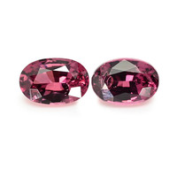 1.56 Ct.Tw. Oval Rhodolite Garnet Pair