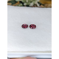 1.56&nbsp;Ct.Tw.Total Carat Weight Purplish Pink Rhodolite Garnet Pair from Ceylon (Sri Lanka) Life Style