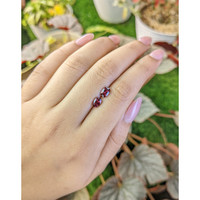 1.56&nbsp;Ct.Tw.Total Carat Weight Purplish Pink Rhodolite Garnet Pair from Ceylon (Sri Lanka) Life Style