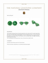 5.15 Ct.Tw.Total Carat Weight Tsavorite Garnet Pair from Kenya Appraisal
