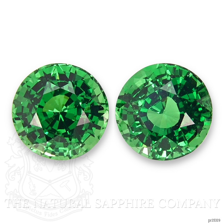 5.15 Ct.Tw. Tsavorite Garnet Pair from Kenya