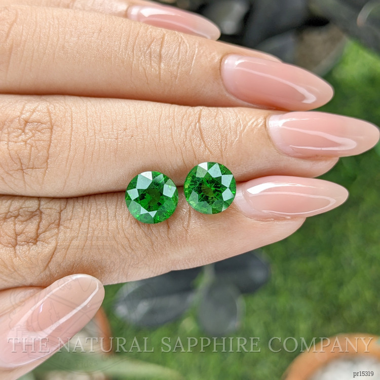 5.15 Ct.Tw. Tsavorite Garnet Pair from Kenya