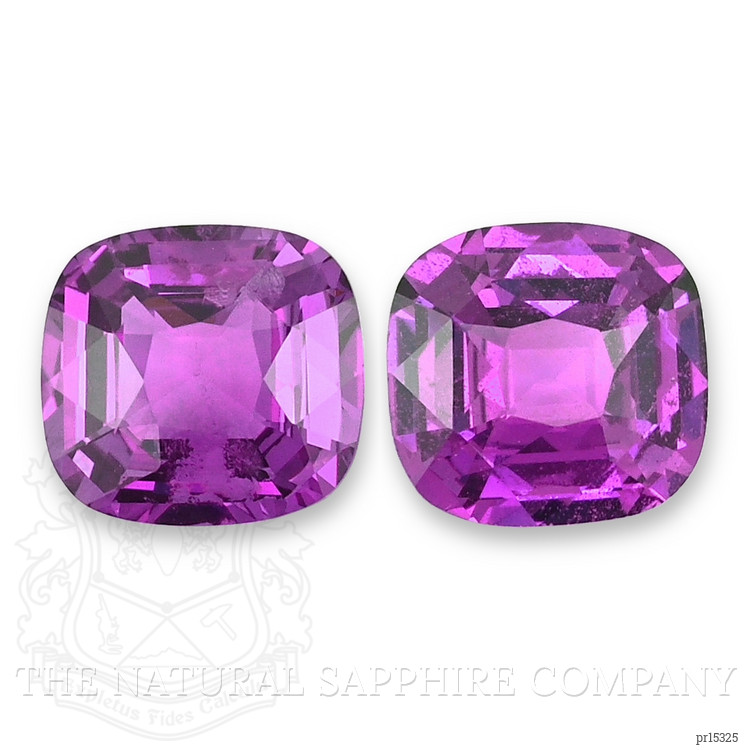 4.15 Ct.Tw. Pinkish Purple Sapphire Pair from Ceylon (Sri Lanka)