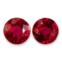 2.83&nbsp;Ct.Tw.Total Carat Weight Ruby Pair from Burma (Myanmar) Video