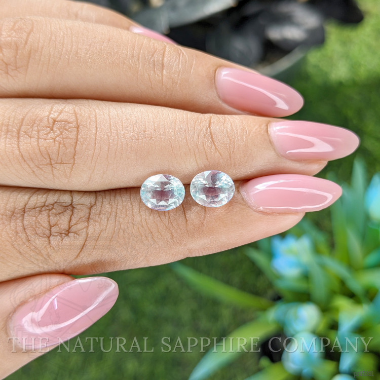 2.56 Ct.Tw. Rainbow Moonstone Pair from Tanzania