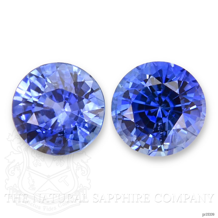 1.07 Ct.Tw. Blue Sapphire Pair from Ceylon (Sri Lanka)