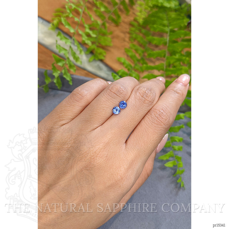 1.16 Ct.Tw. Blue Sapphire Pair from Ceylon (Sri Lanka)