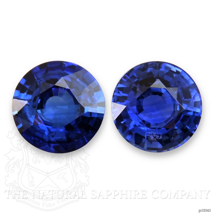 1.25 Ct.Tw. Blue Sapphire Pair from Ceylon (Sri Lanka)