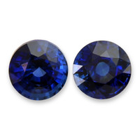 1.47&nbsp;Ct.Tw.Total Carat Weight Blue Sapphire Pair from Ceylon (Sri Lanka) Video