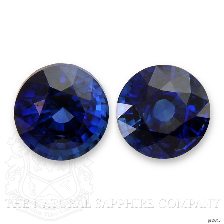 1.47 Ct.Tw. Blue Sapphire Pair from Ceylon (Sri Lanka)