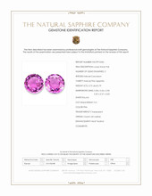 1.54 Ct.Tw.Total Carat Weight Pink Sapphire Pair from Ceylon (Sri Lanka) Scan Report