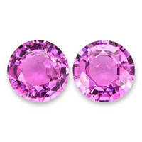 1.54&nbsp;Ct.Tw.Total Carat Weight Pink Sapphire Pair from Ceylon (Sri Lanka) Video